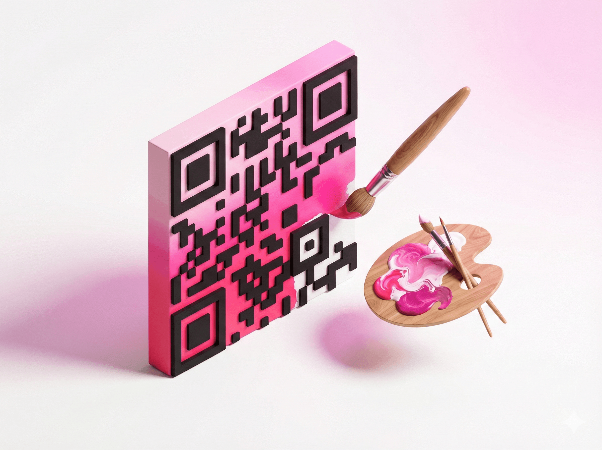 Design a beautiful, branded QR code.
